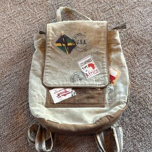 Travel cloth backpack, Denmark, Africa, USA, Versailles
